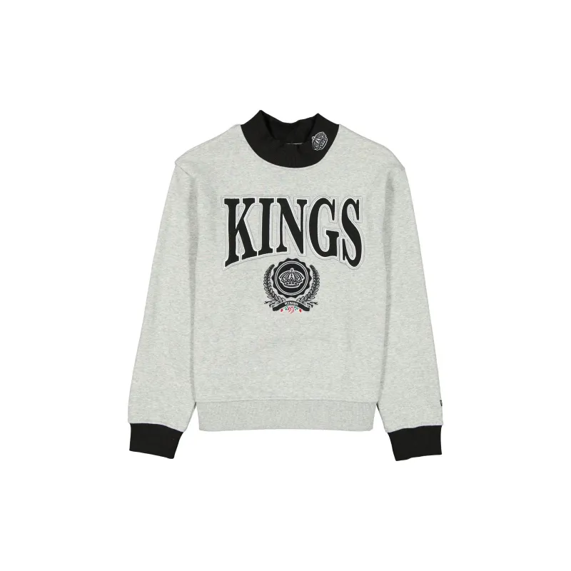 Los Angeles Kings Throwback Prep Women's Mockneck Sweatshirt sold by New Era
