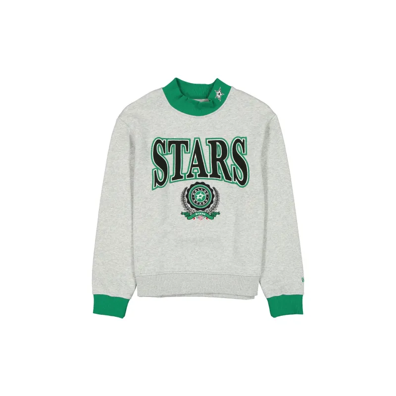 Dallas Stars Throwback Prep Women's Mockneck Sweatshirt sold by New Era