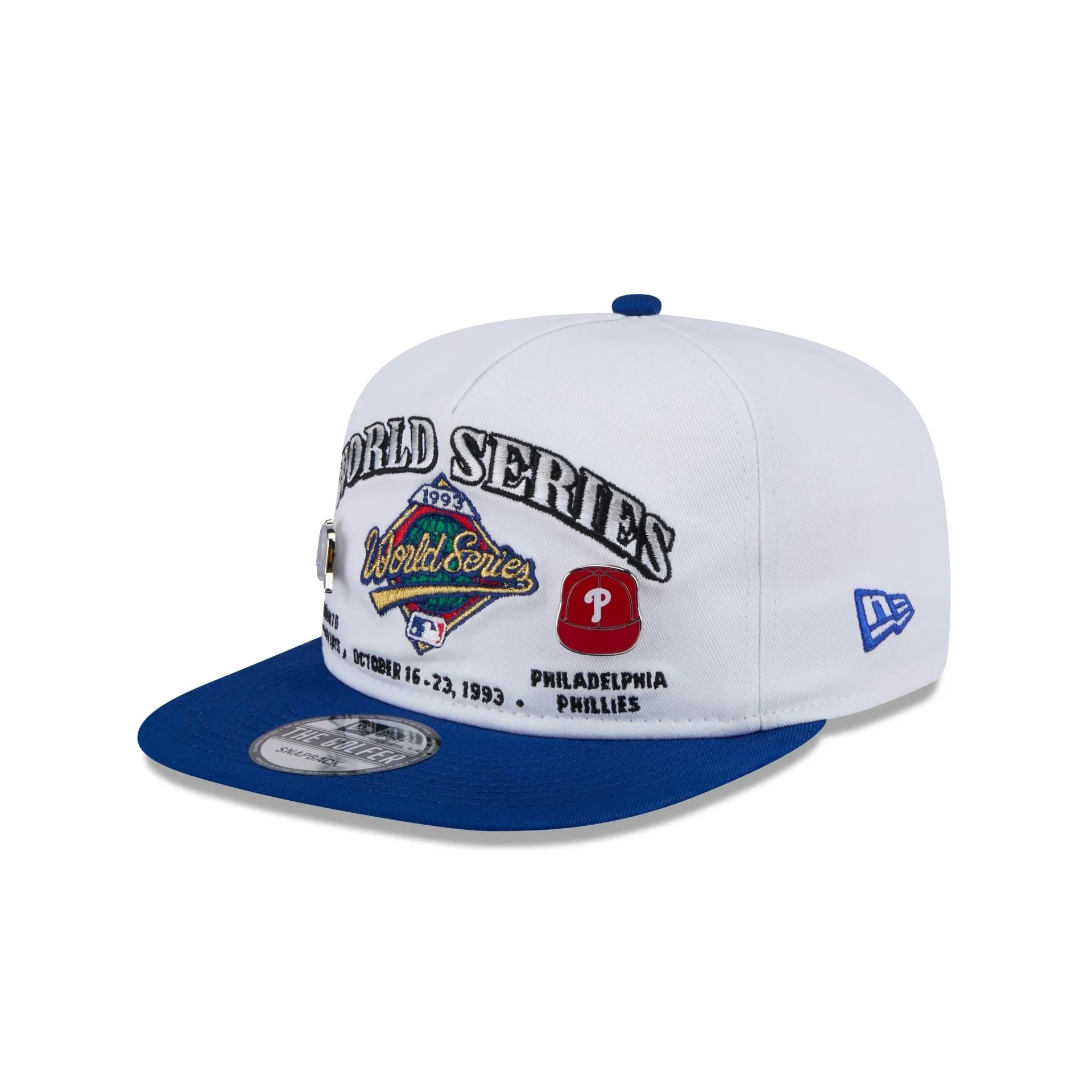 MLB World Series 1993 Championship Pin Golfer Hat sold by New Era