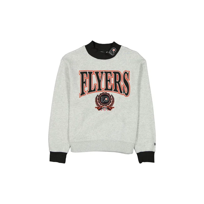 Philadelphia Flyers Throwback Prep Women's Mockneck Sweatshirt sold by New Era