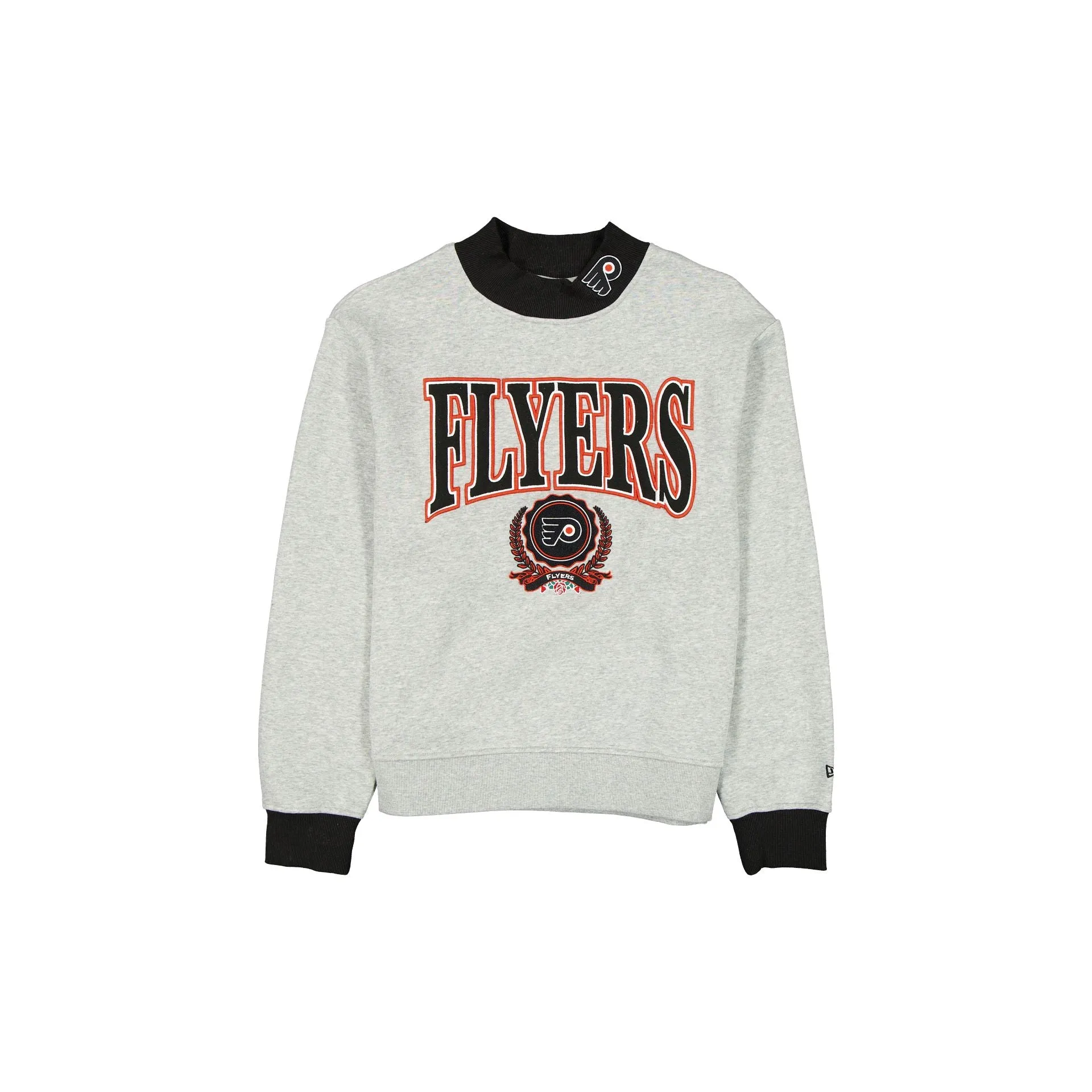 Philadelphia Flyers Throwback Prep Women's Mockneck Sweatshirt sold by New Era