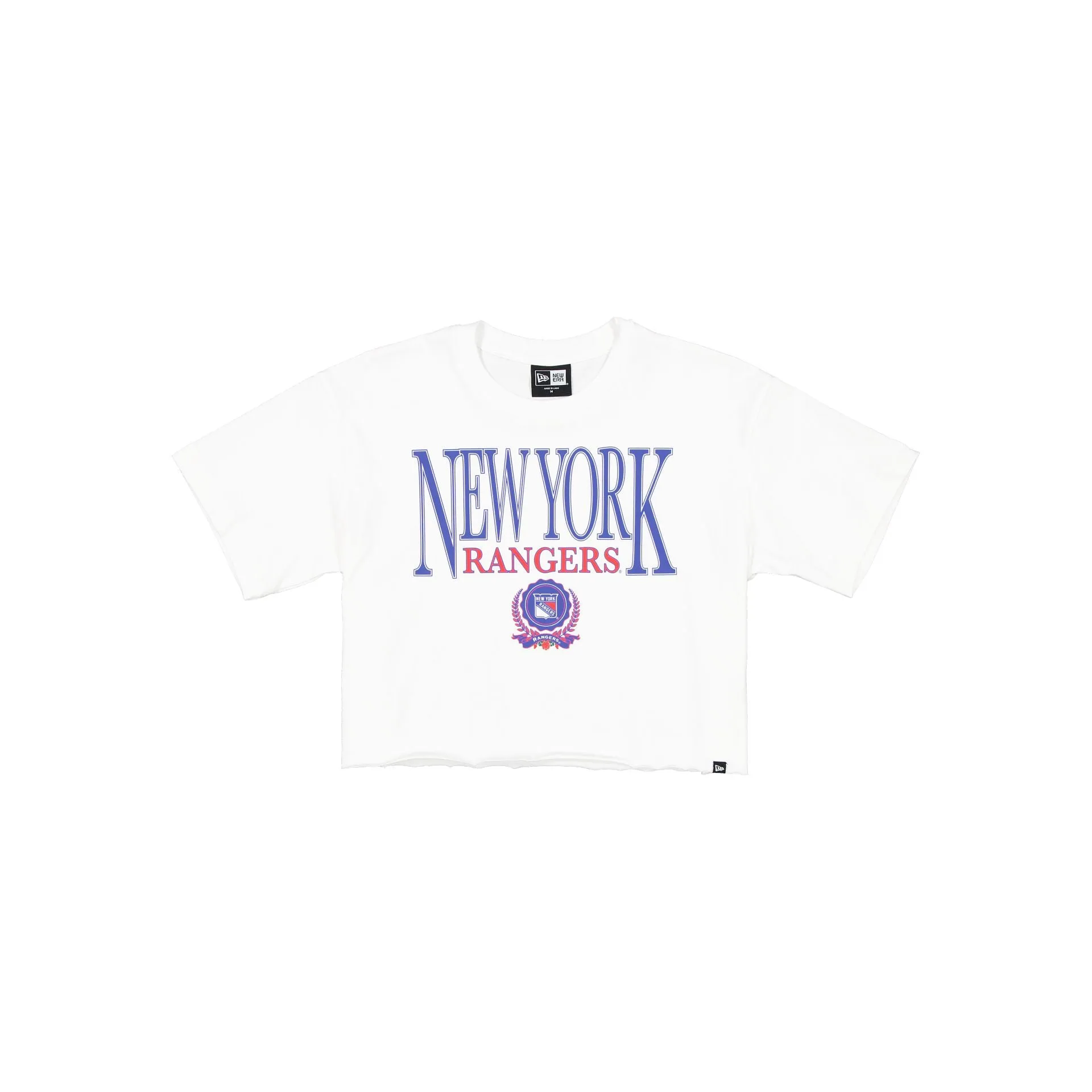 New York Rangers Throwback Prep Women's Cropped T-Shirt sold by New Era