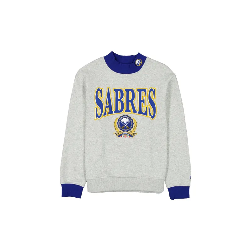 Buffalo Sabres Throwback Prep Women's Mockneck Sweatshirt sold by New Era