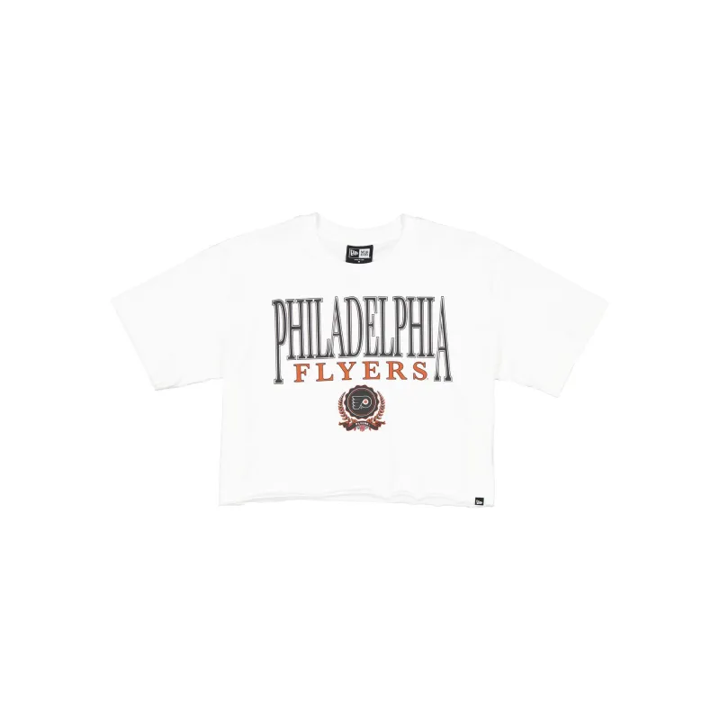 Philadelphia Flyers Throwback Prep Women's Cropped T-Shirt sold by New Era