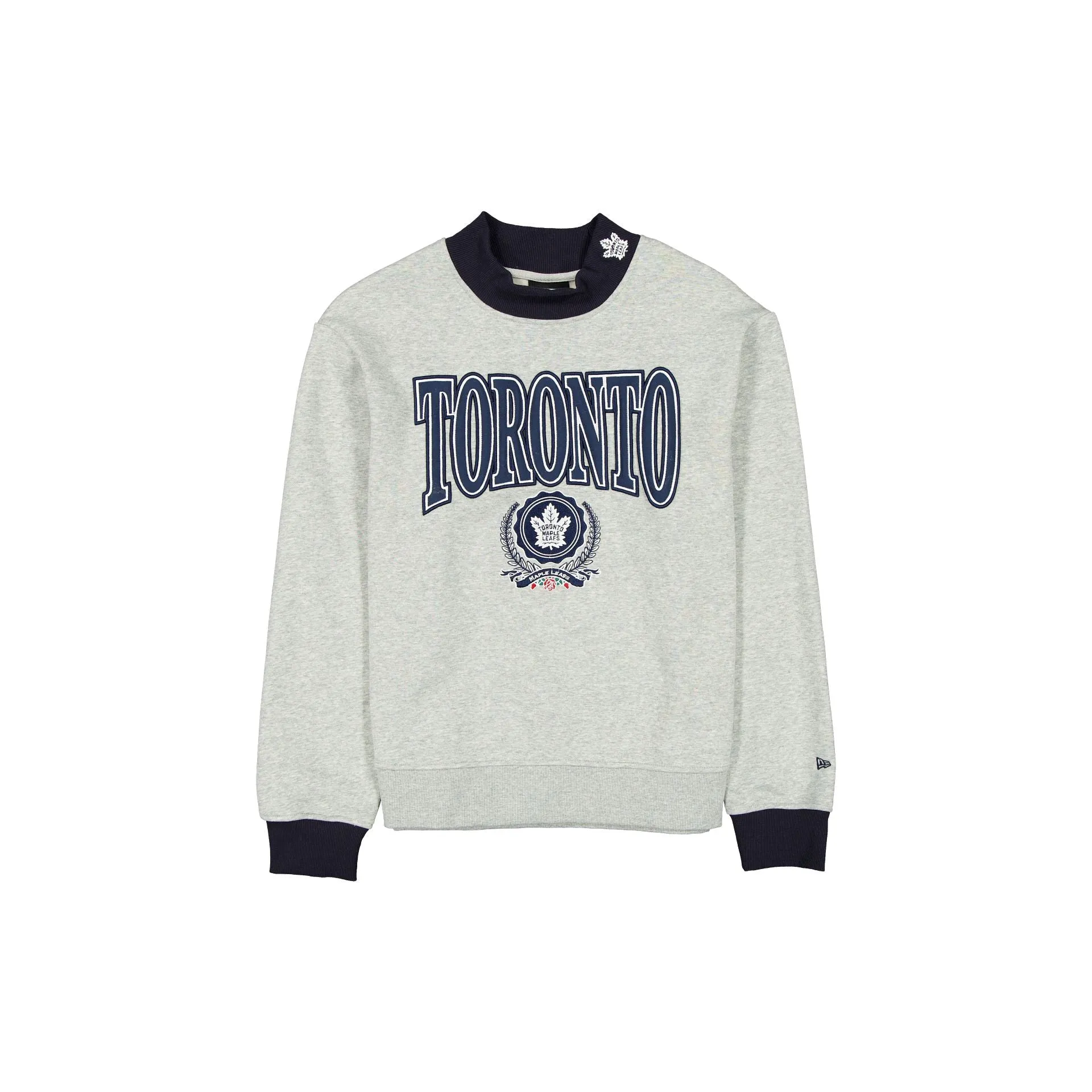 Toronto Maple Leafs Throwback Prep Women's Mockneck Sweatshirt sold by New Era