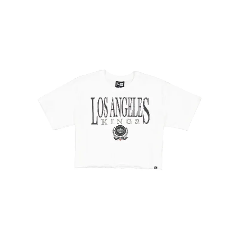 Los Angeles Kings Throwback Prep Women's Cropped T-Shirt sold by New Era