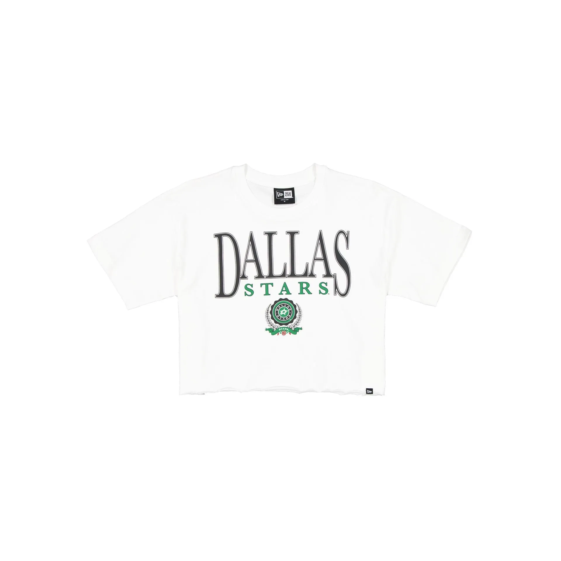Dallas Stars Throwback Prep Women's Cropped T-Shirt sold by New Era