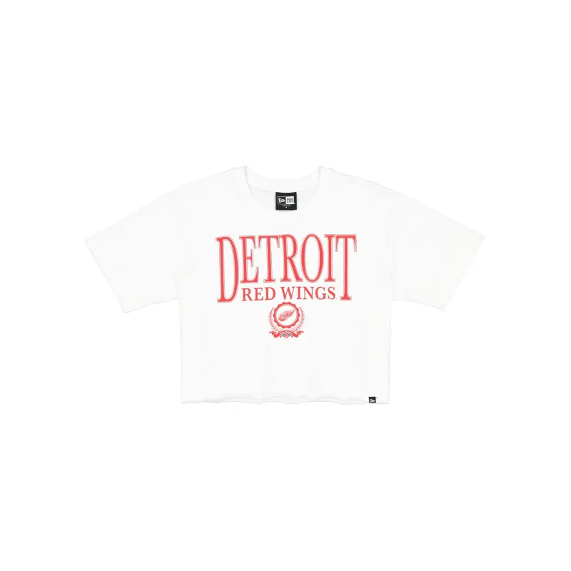 Detroit Red Wings Throwback Prep Women's Cropped T-Shirt sold by New Era
