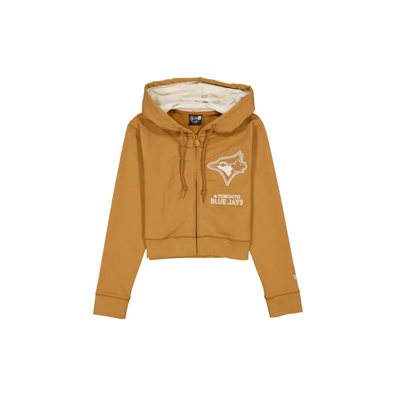 Toronto Blue Jays Light Bronze Logo Select Women's Full-Zip Hoodie sold by New Era