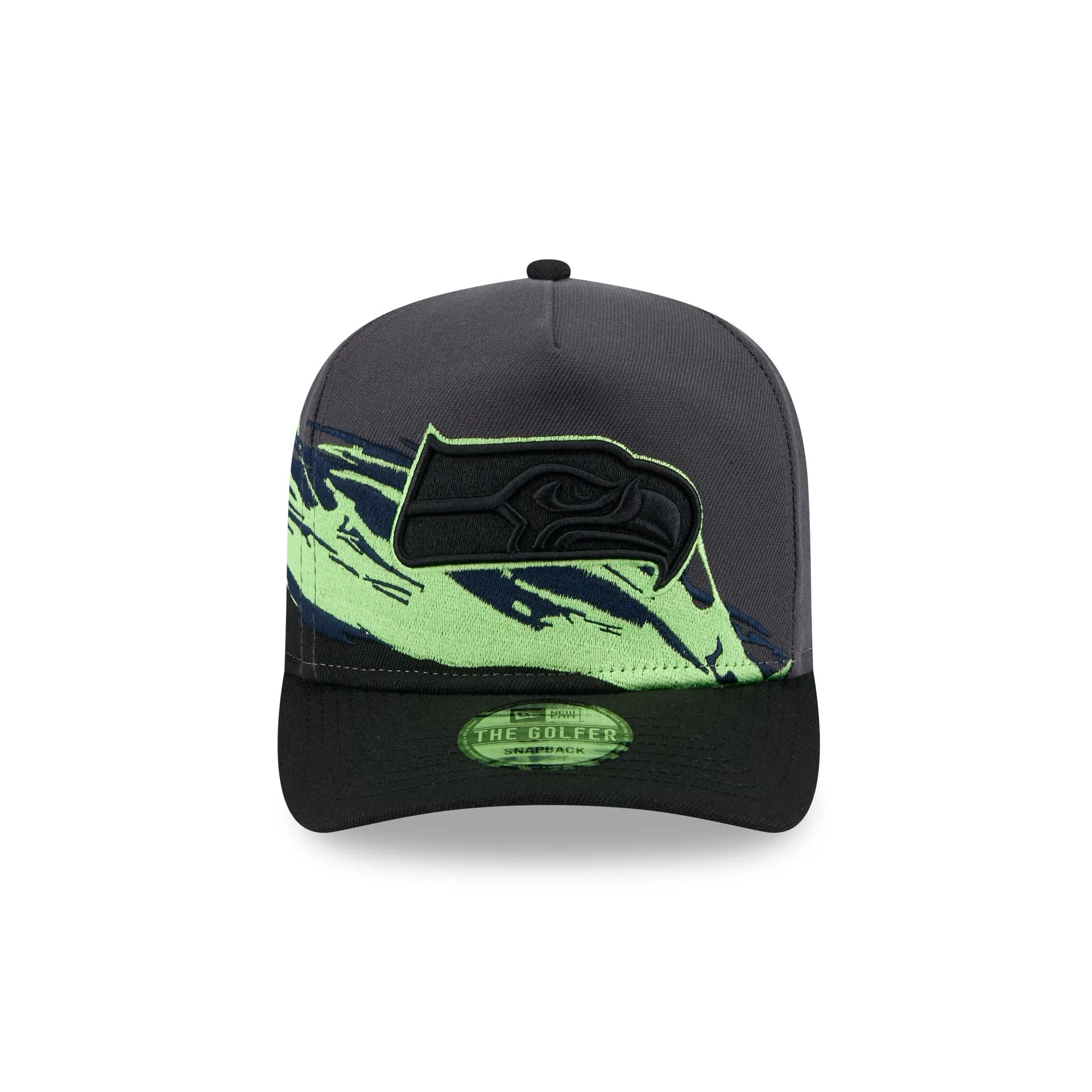 Seattle Seahawks Graphite Brushstroke Golfer Hat sold by New Era product image thumbnail 2
