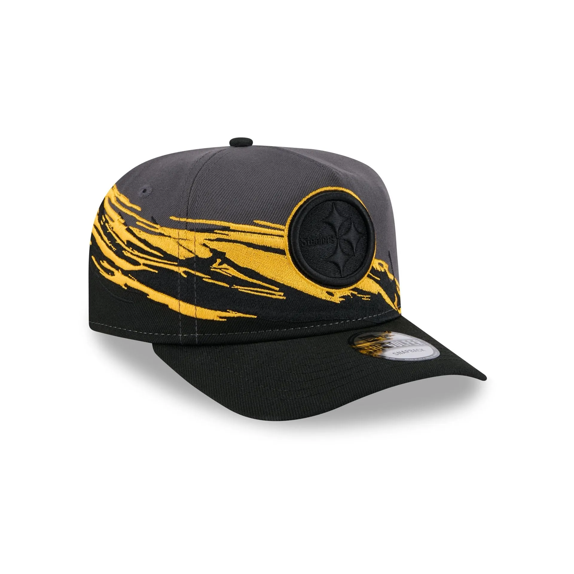 Pittsburgh Steelers Graphite Brushstroke Golfer Hat sold by New Era product image thumbnail 3