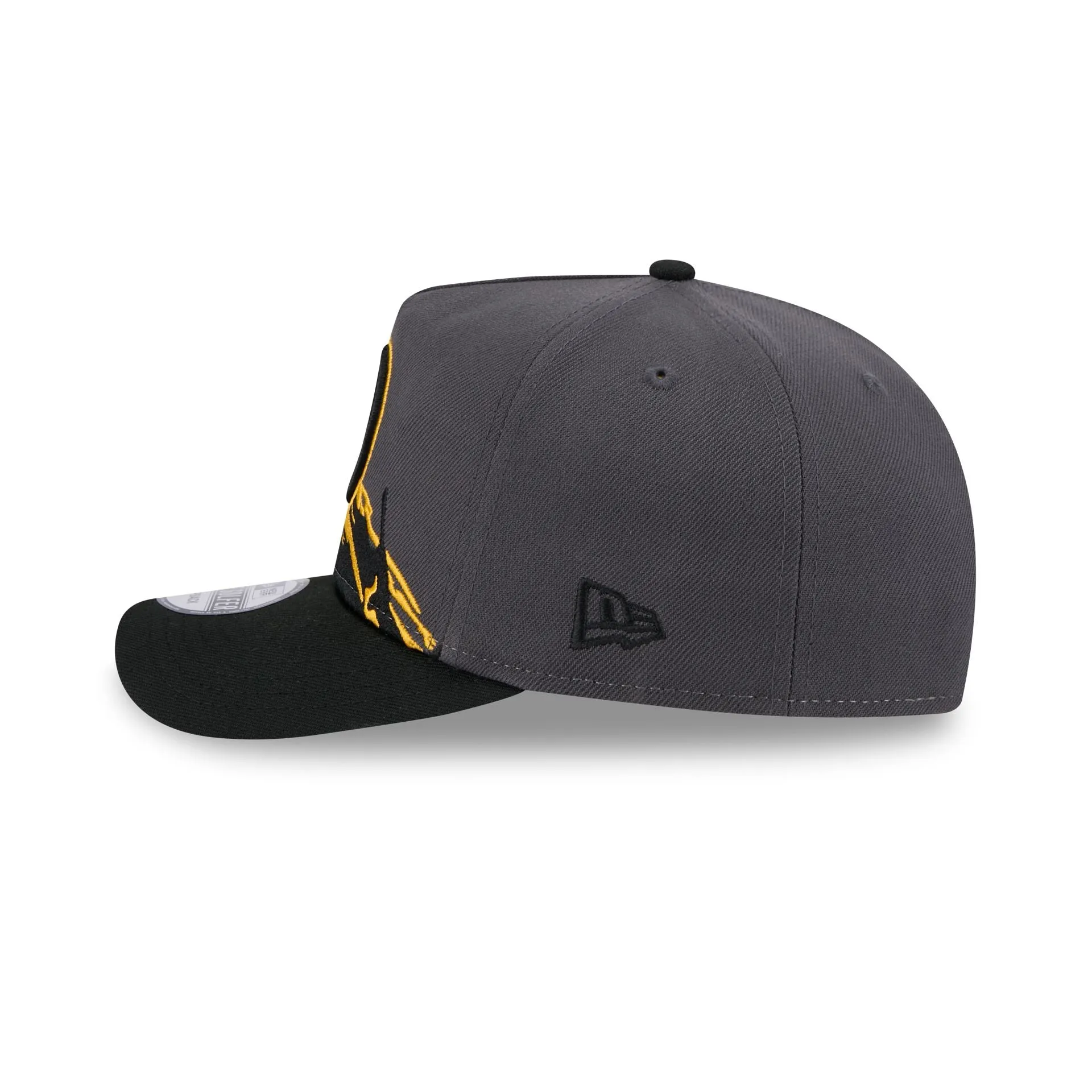 Pittsburgh Steelers Graphite Brushstroke Golfer Hat sold by New Era product image thumbnail 4