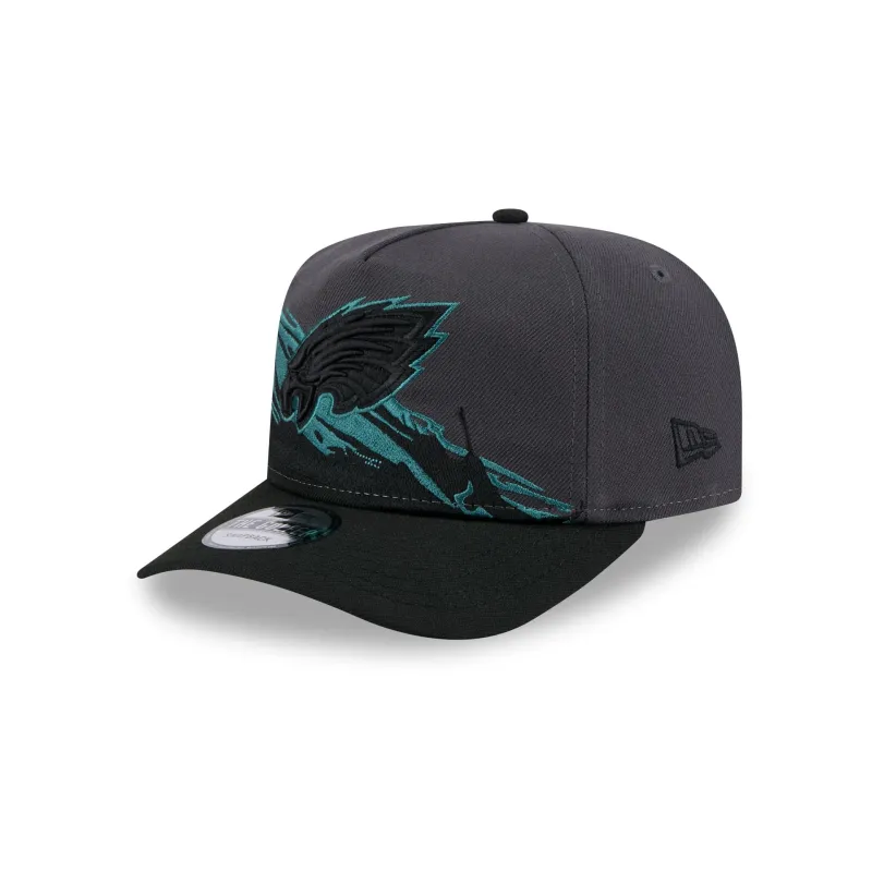 Philadelphia Eagles Graphite Brushstroke Golfer Hat sold by New Era