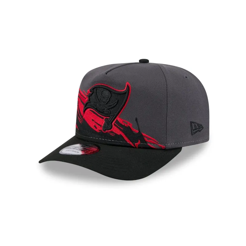 Tampa Bay Buccaneers Graphite Brushstroke Golfer Hat sold by New Era