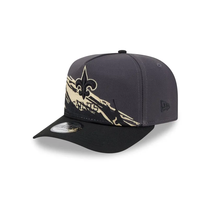 New Orleans Saints Graphite Brushstroke Golfer Hat sold by New Era