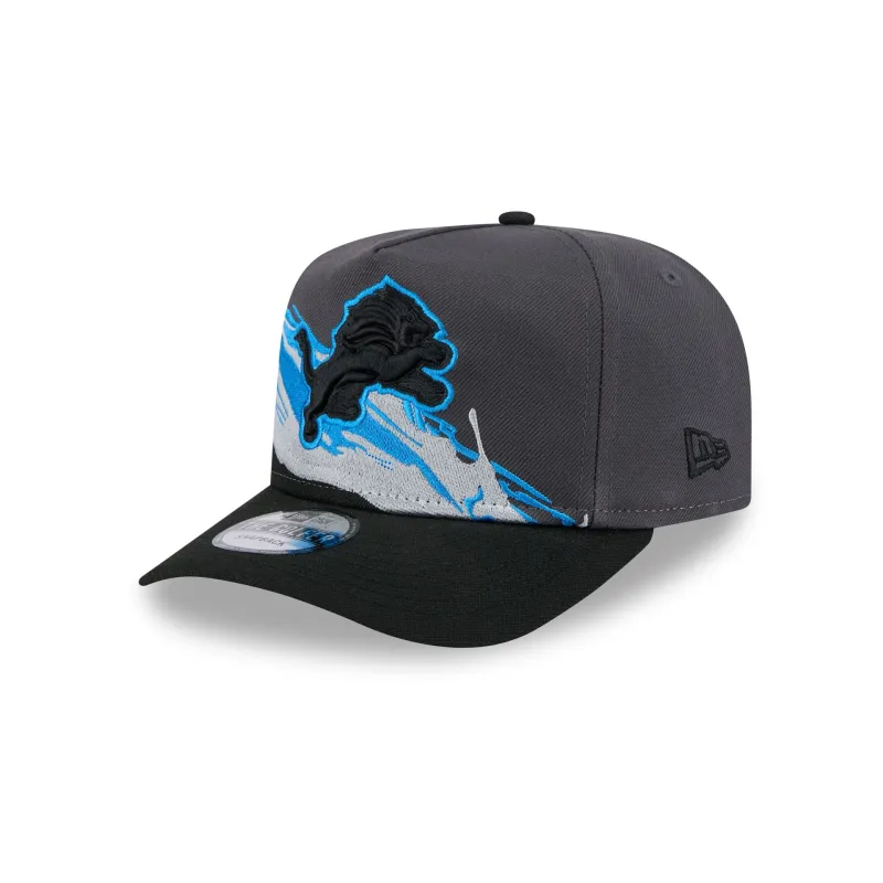 Detroit Lions Graphite Brushstroke Golfer Hat sold by New Era