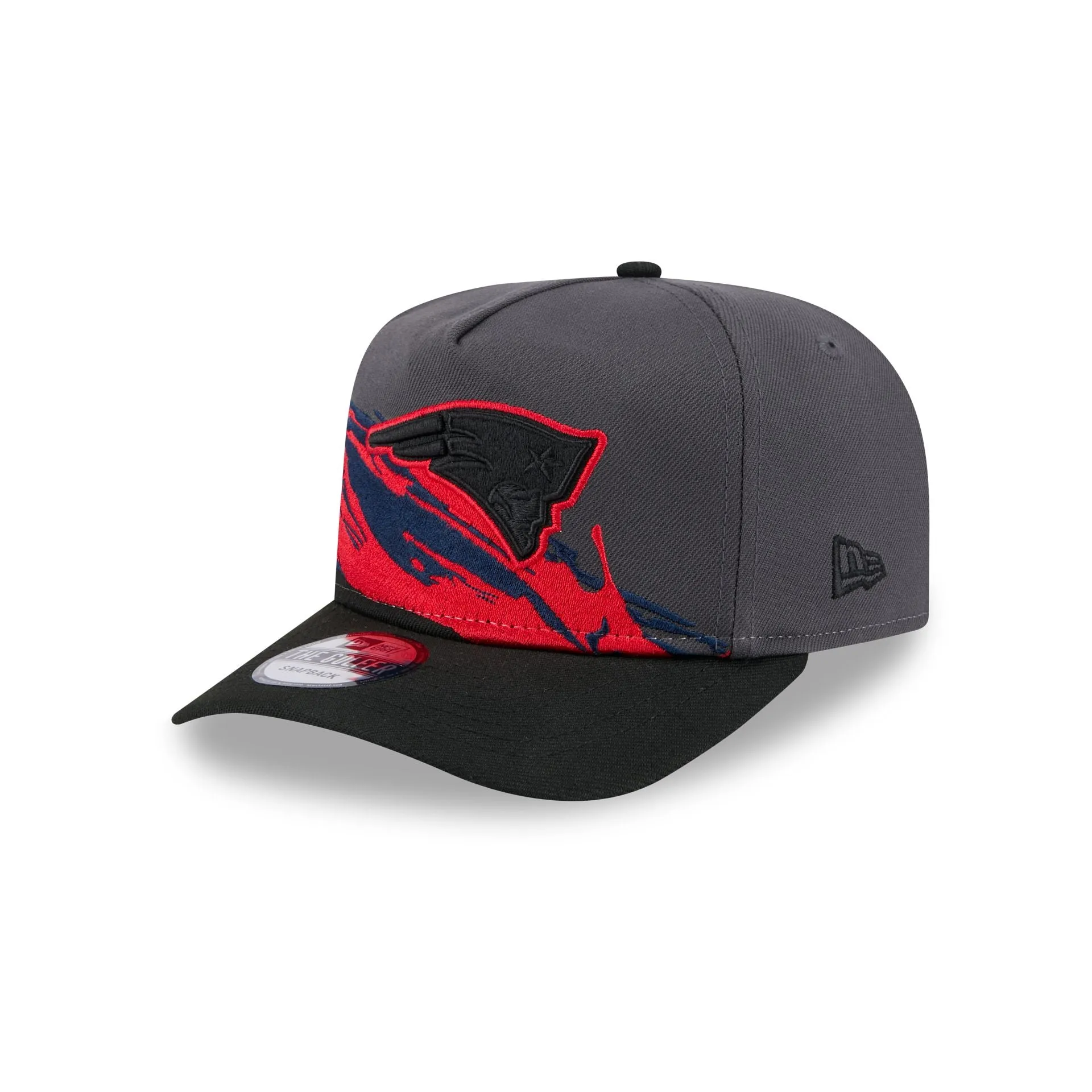New England Patriots Graphite Brushstroke Golfer Hat sold by New Era