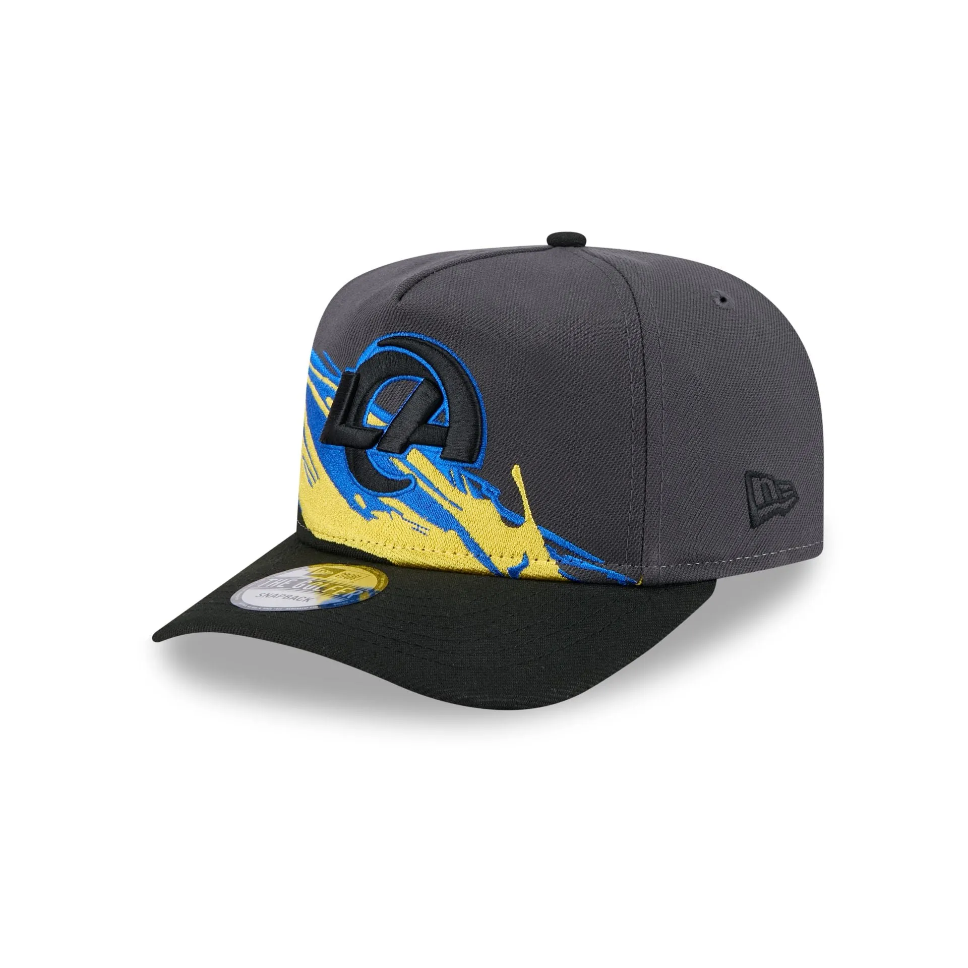 Los Angeles Rams Graphite Brushstroke Golfer Hat sold by New Era