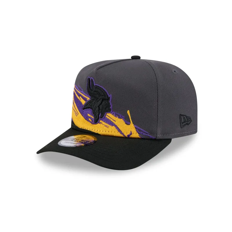 Minnesota Vikings Graphite Brushstroke Golfer Hat sold by New Era