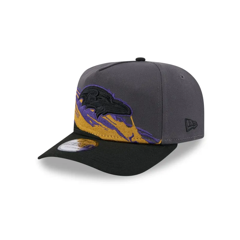 Baltimore Ravens Graphite Brushstroke Golfer Hat sold by New Era