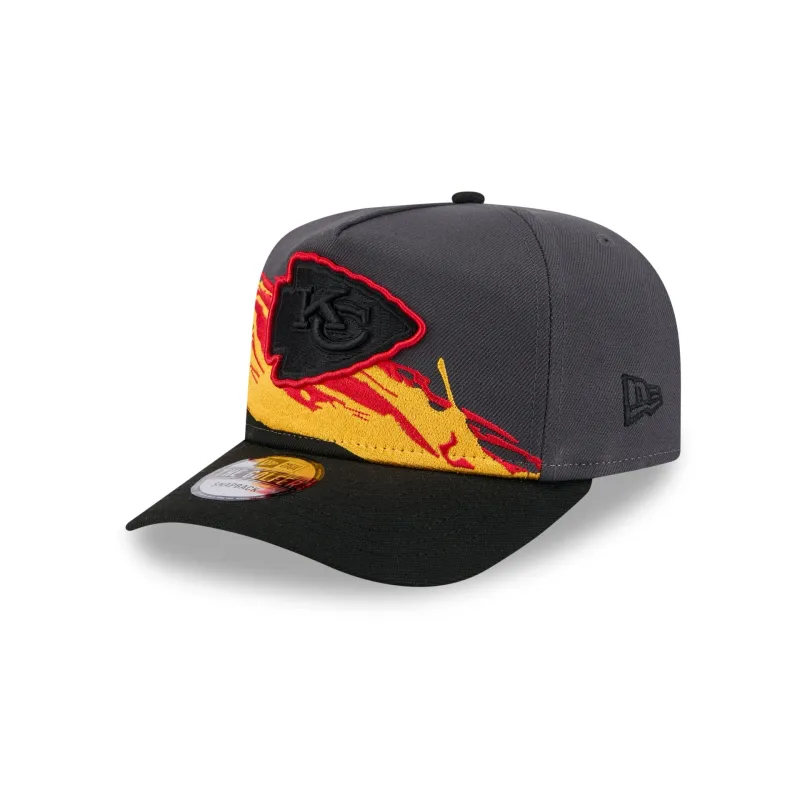 Kansas City Chiefs Graphite Brushstroke Golfer Hat sold by New Era