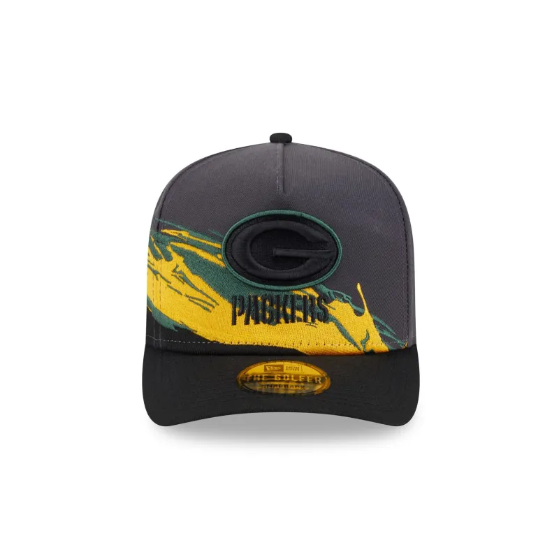 Green Bay Packers Graphite Brushstroke Golfer Hat sold by New Era