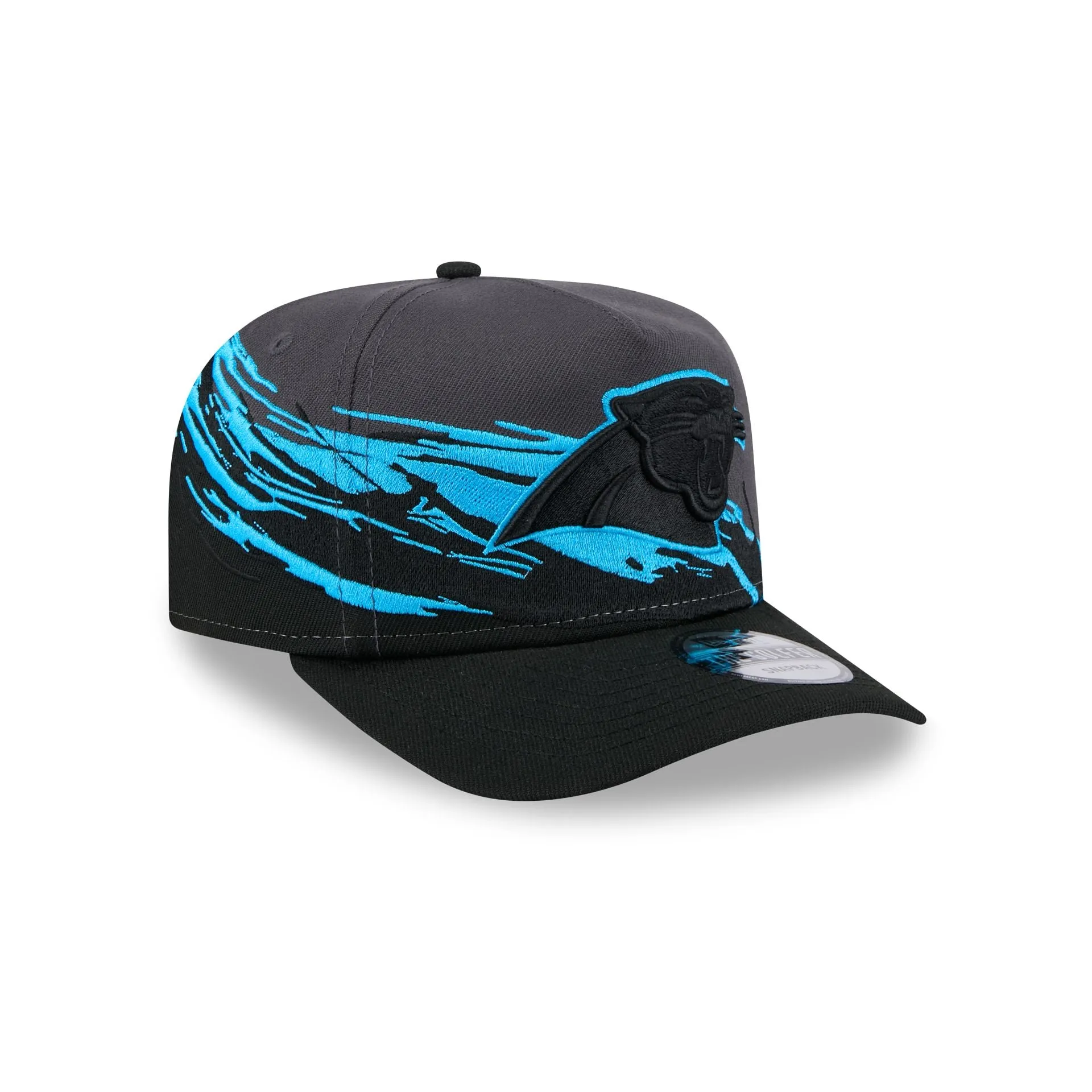 Carolina Panthers Graphite Brushstroke Golfer Hat sold by New Era product image thumbnail 3