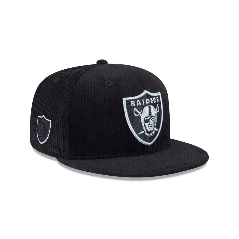 Las Vegas Raiders Color Pop Cord 59FIFTY Fitted Hat sold by New Era