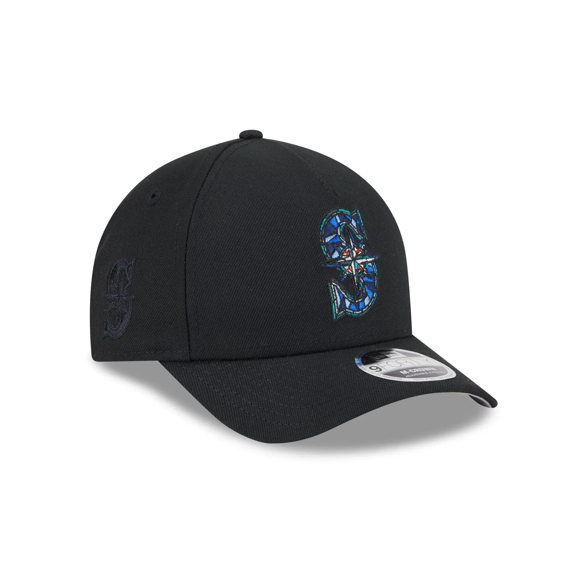 Seattle Mariners Stained Glass 9FORTY M-Crown A-Frame Snapback Hat sold by New Era product image thumbnail 3