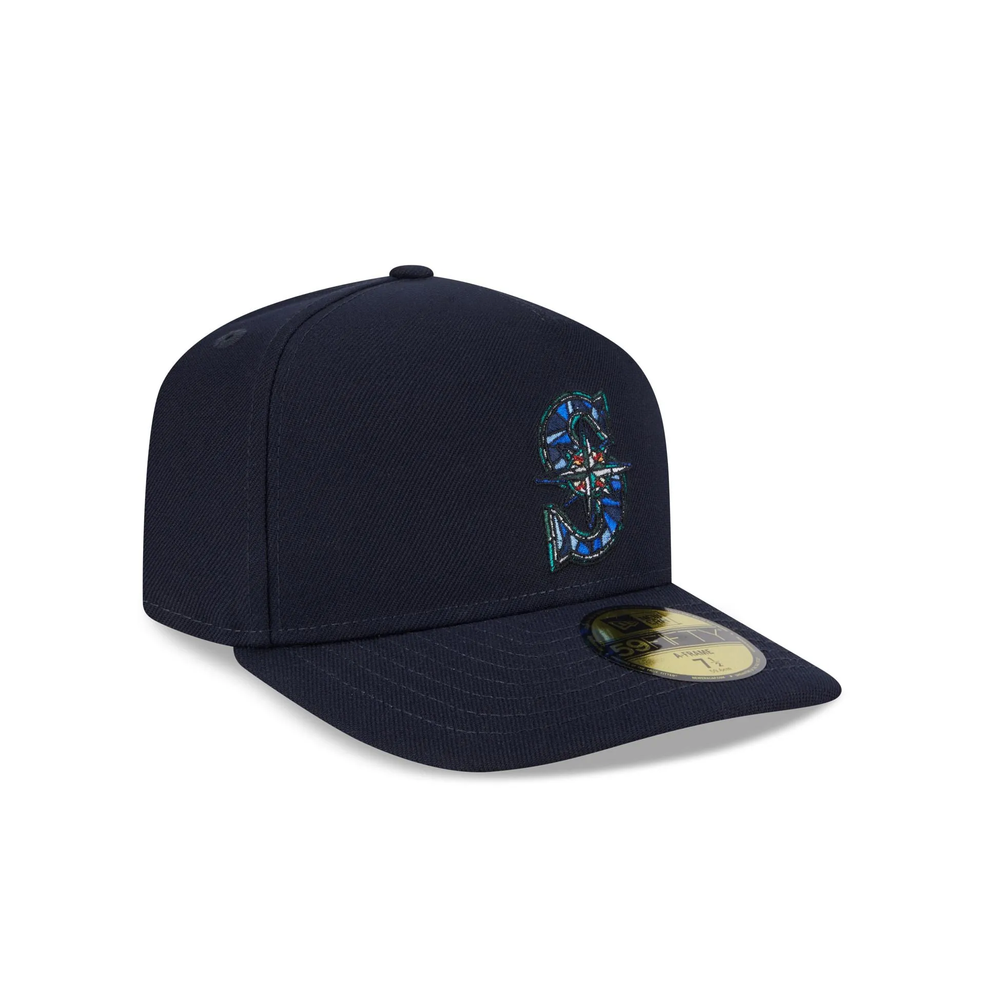 Seattle Mariners Stained Glass 59FIFTY A-Frame Fitted Hat sold by New Era product image thumbnail 3
