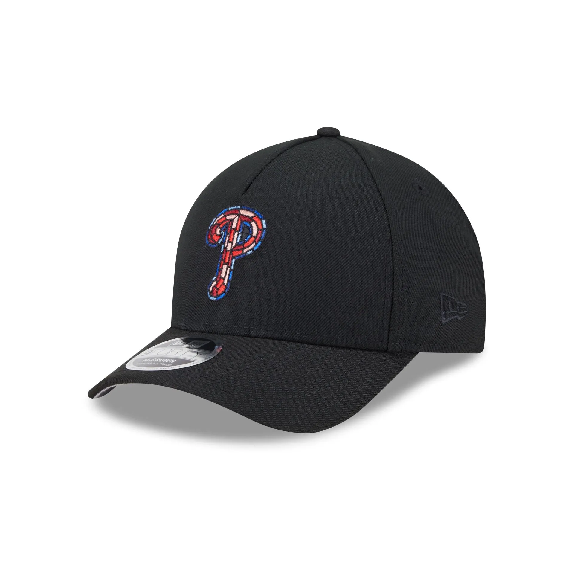 Philadelphia Phillies Stained Glass 9FORTY M-Crown A-Frame Snapback Hat sold by New Era