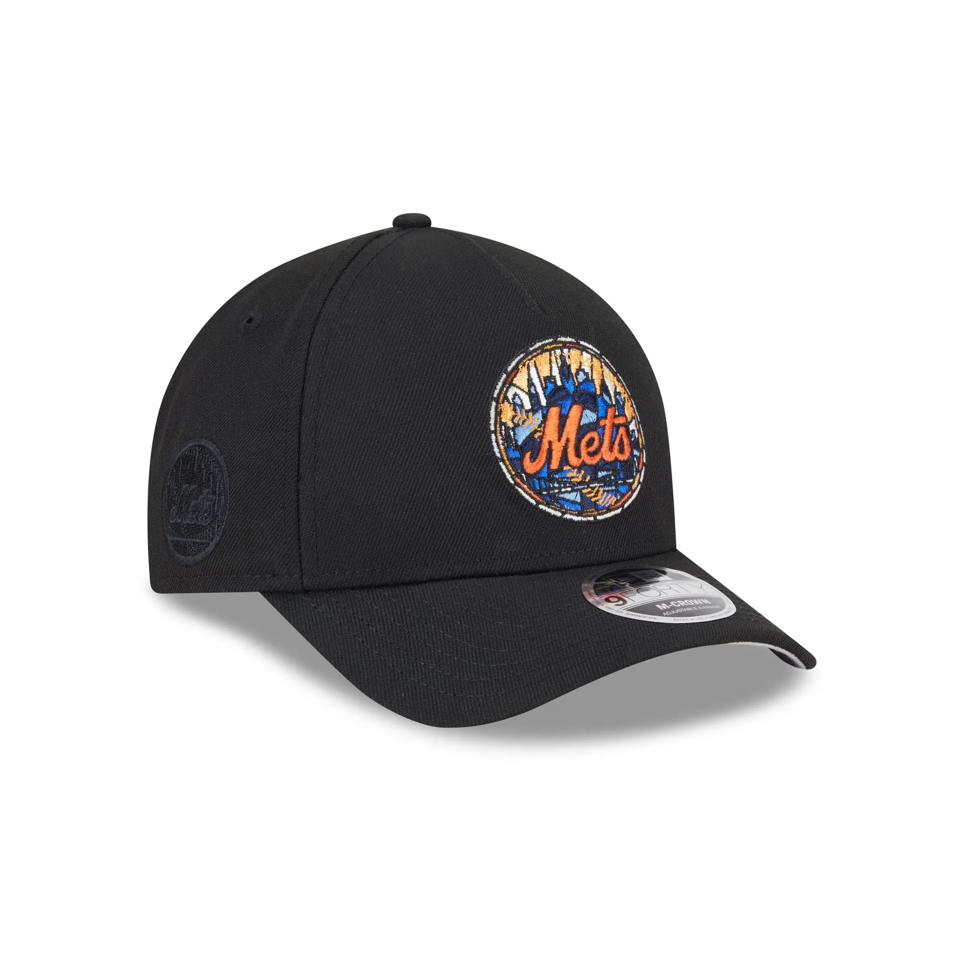 New York Mets Stained Glass 9FORTY M-Crown A-Frame Snapback Hat sold by New Era product image thumbnail 3