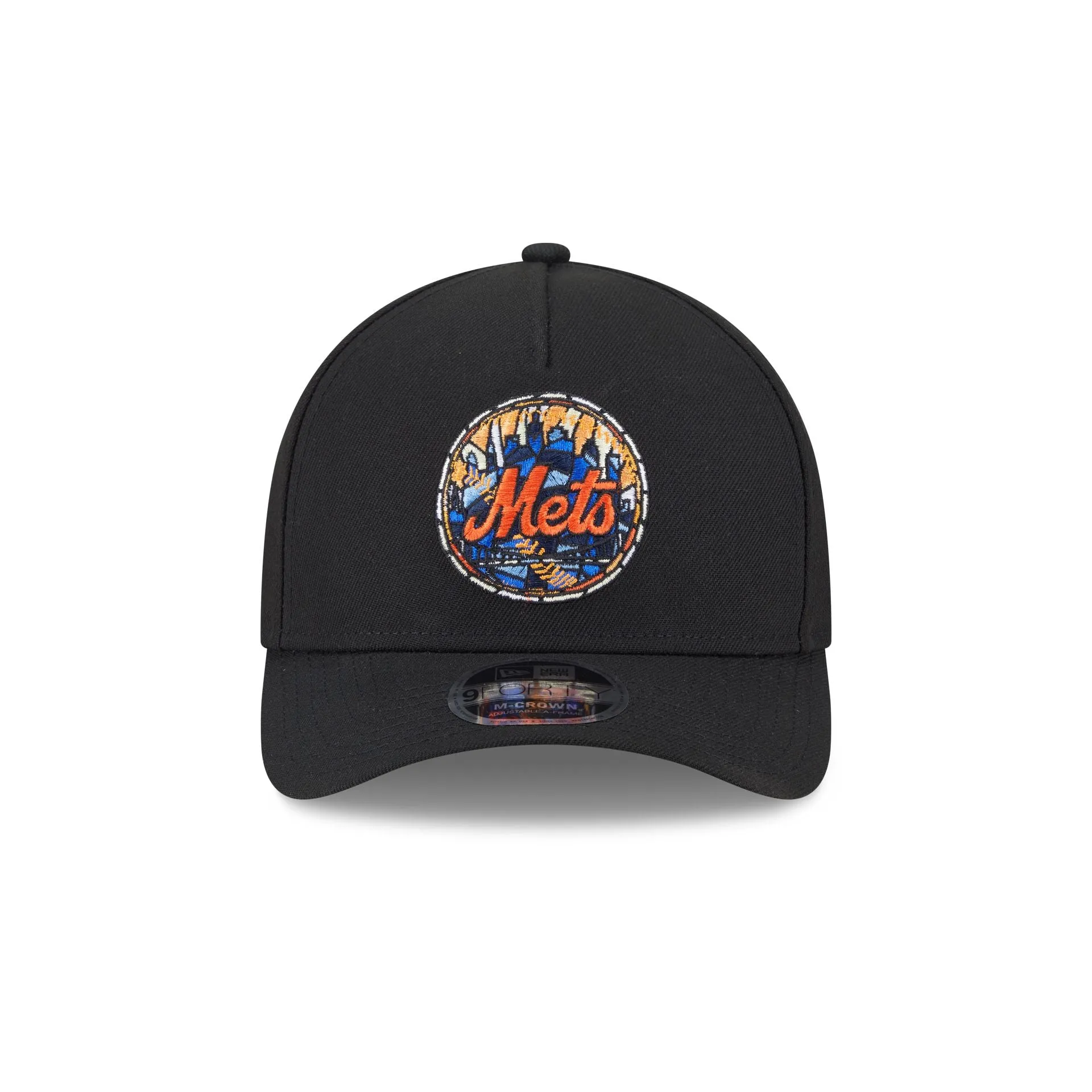 New York Mets Stained Glass 9FORTY M-Crown A-Frame Snapback Hat sold by New Era product image thumbnail 2