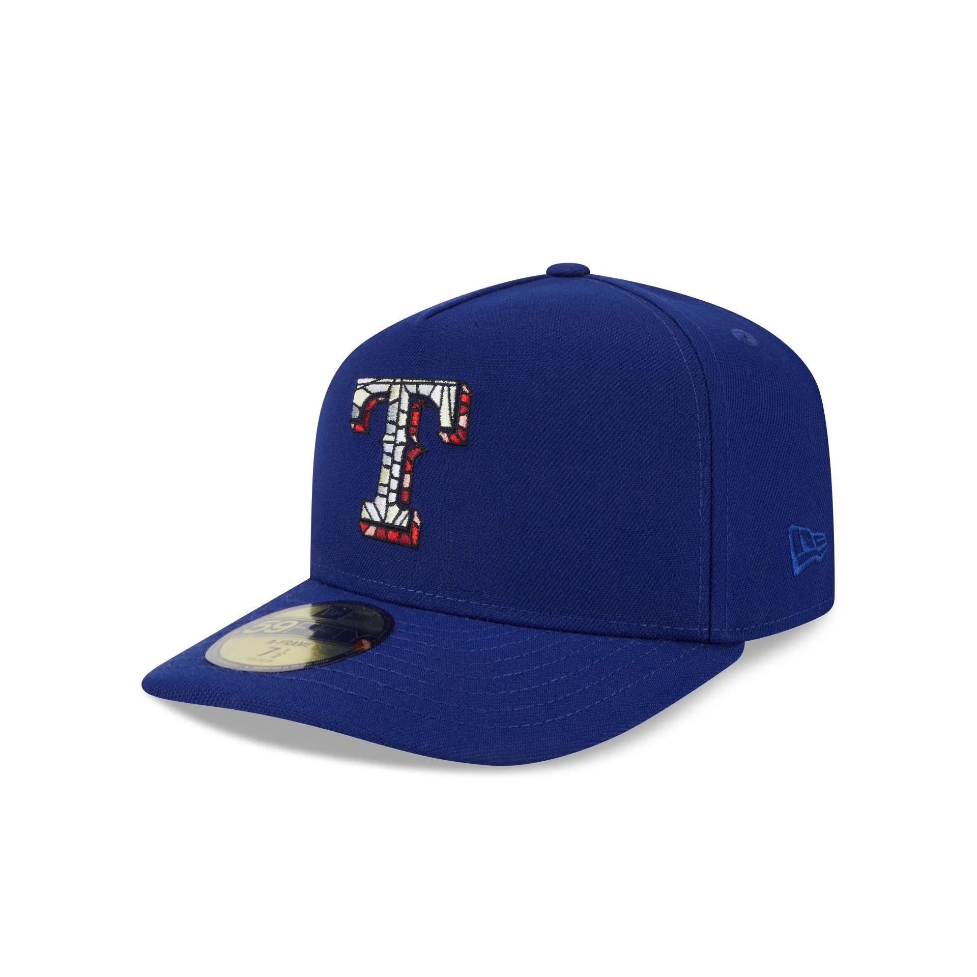 Texas Rangers Stained Glass 59FIFTY A-Frame Fitted Hat sold by New Era
