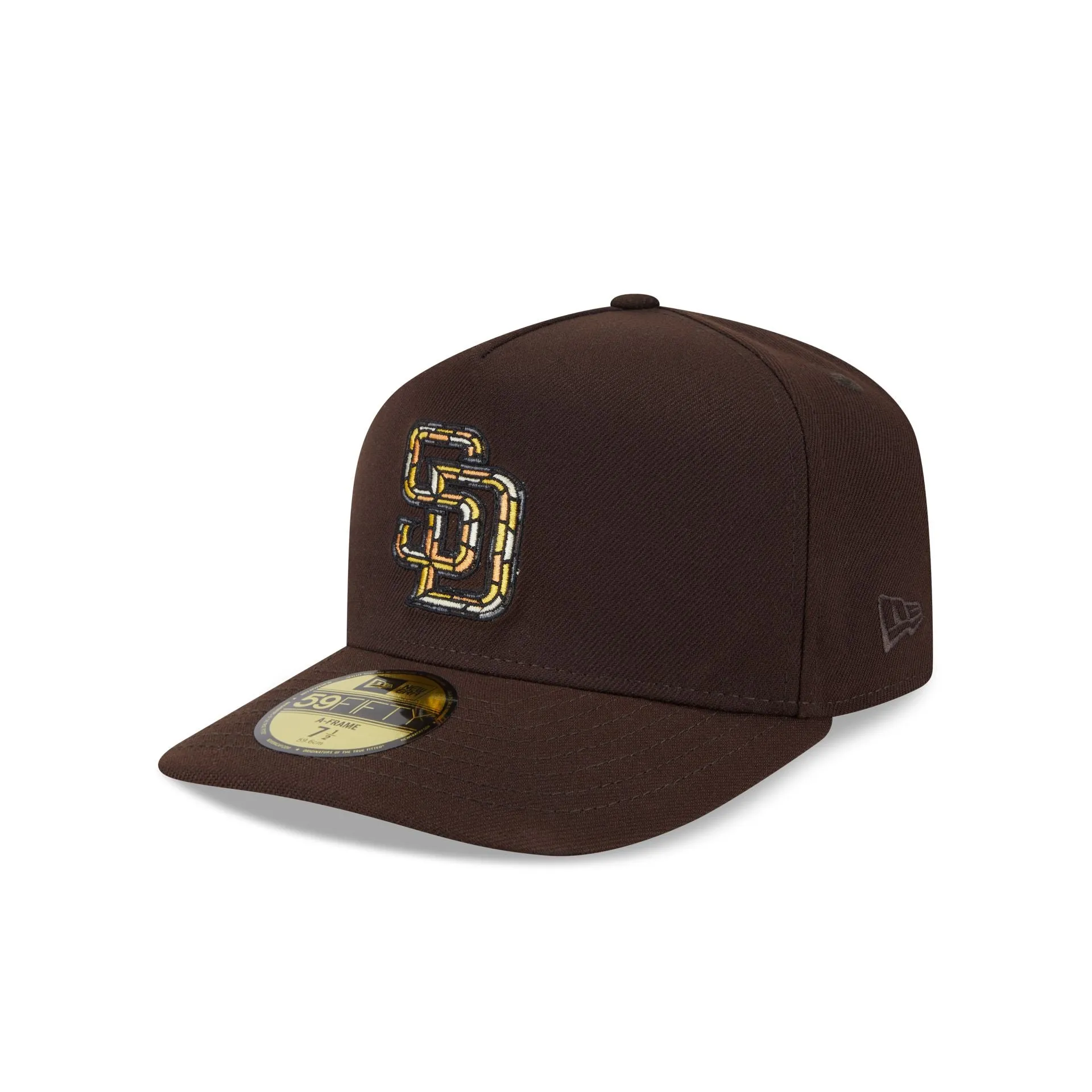 San Diego Padres Stained Glass 59FIFTY A-Frame Fitted Hat sold by New Era