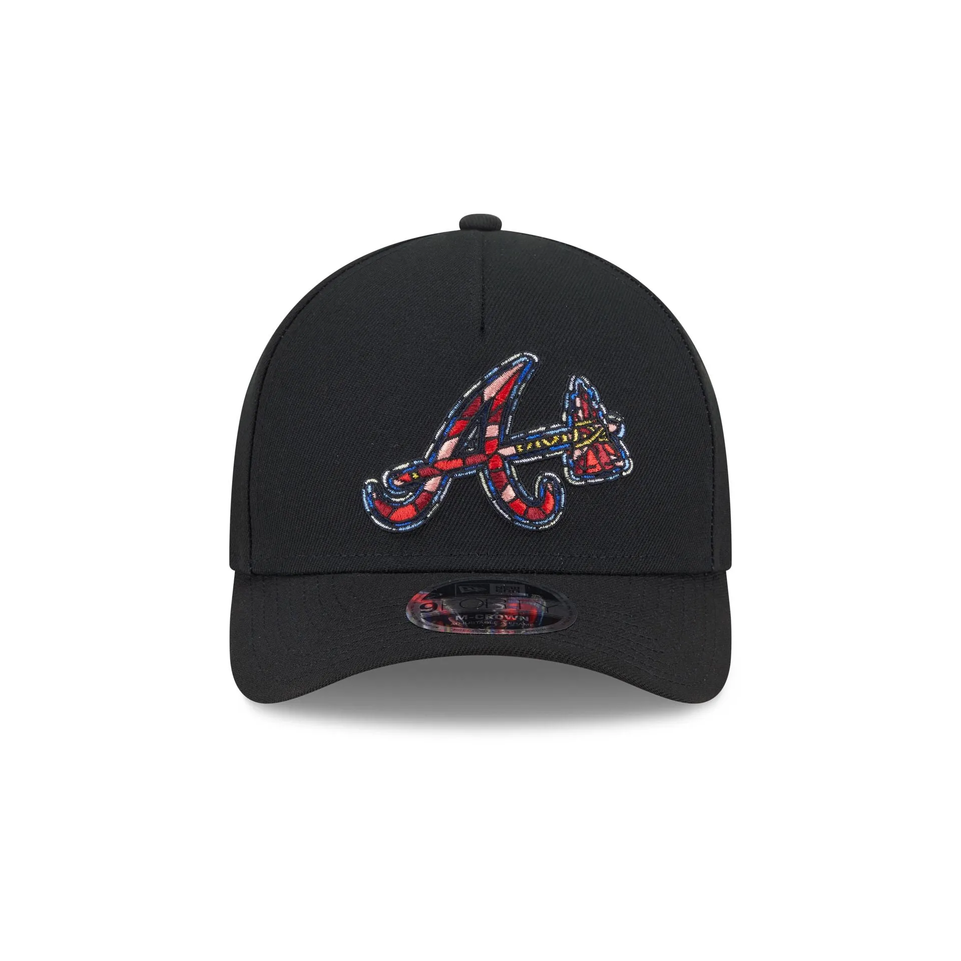 Atlanta Braves Stained Glass 9FORTY M-Crown A-Frame Snapback Hat sold by New Era product image thumbnail 2