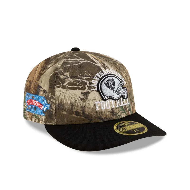 Just Caps Realtree Las Vegas Raiders Low Profile 59FIFTY Fitted Hat sold by New Era