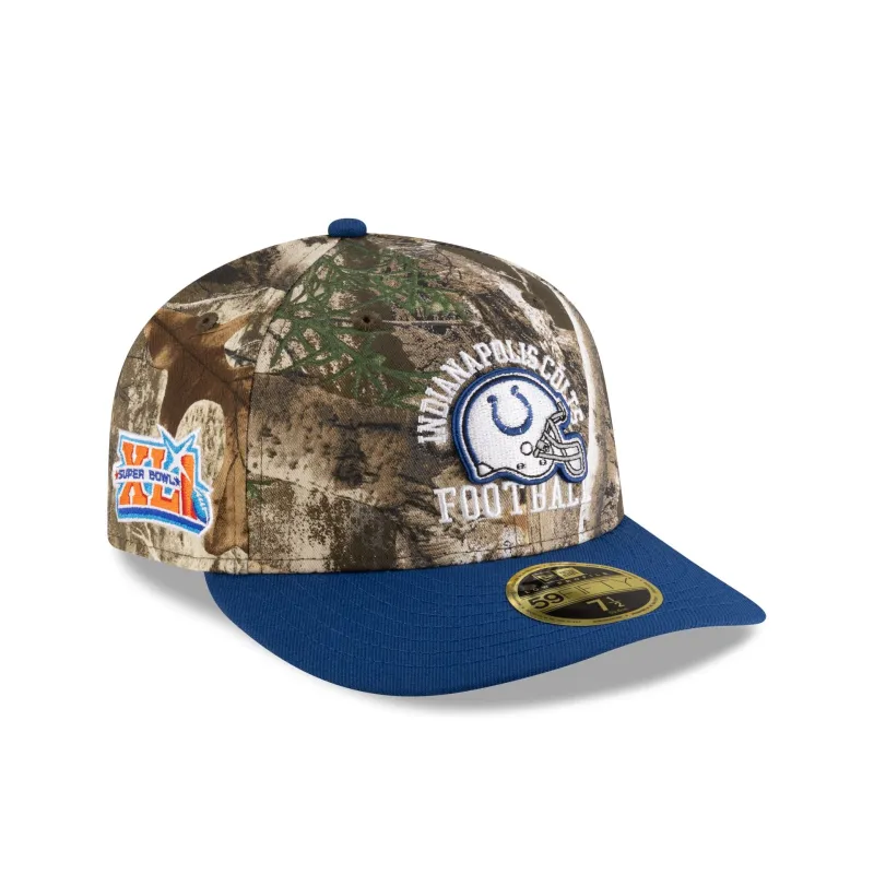 Just Caps Realtree Indianapolis Colts Low Profile 59FIFTY Fitted Hat sold by New Era