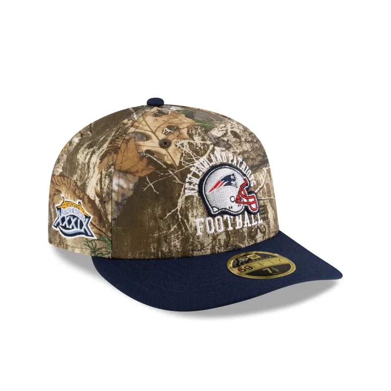 Just Caps Realtree New England Patriots Low Profile 59FIFTY Fitted Hat sold by New Era