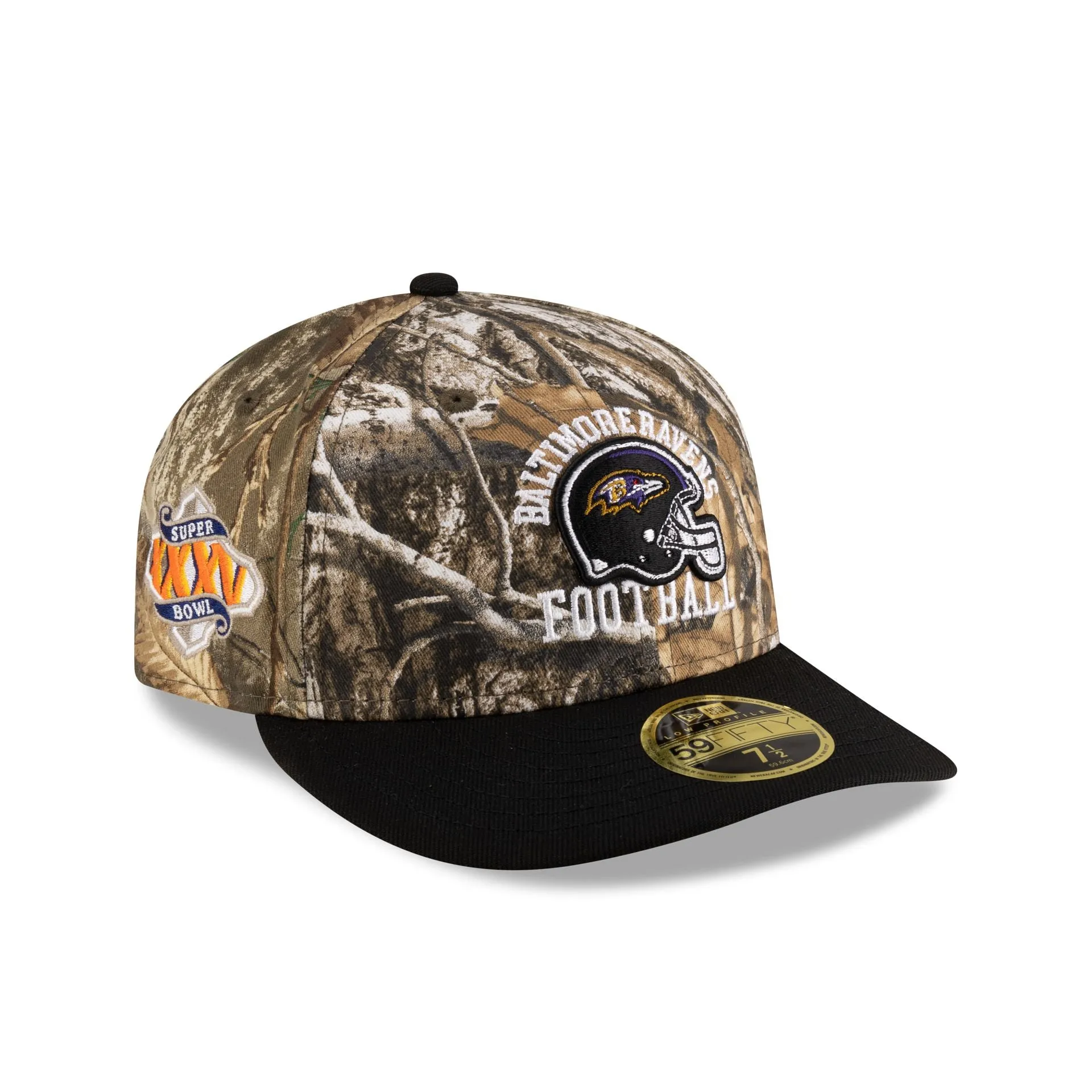 Just Caps Realtree Baltimore Ravens Low Profile 59FIFTY Fitted Hat sold by New Era