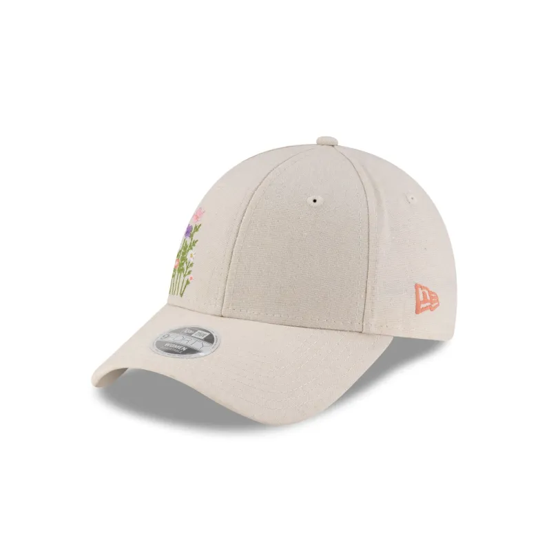 New Era Cap Women's Floral Stone 9FORTY Snapback Hat sold by New Era