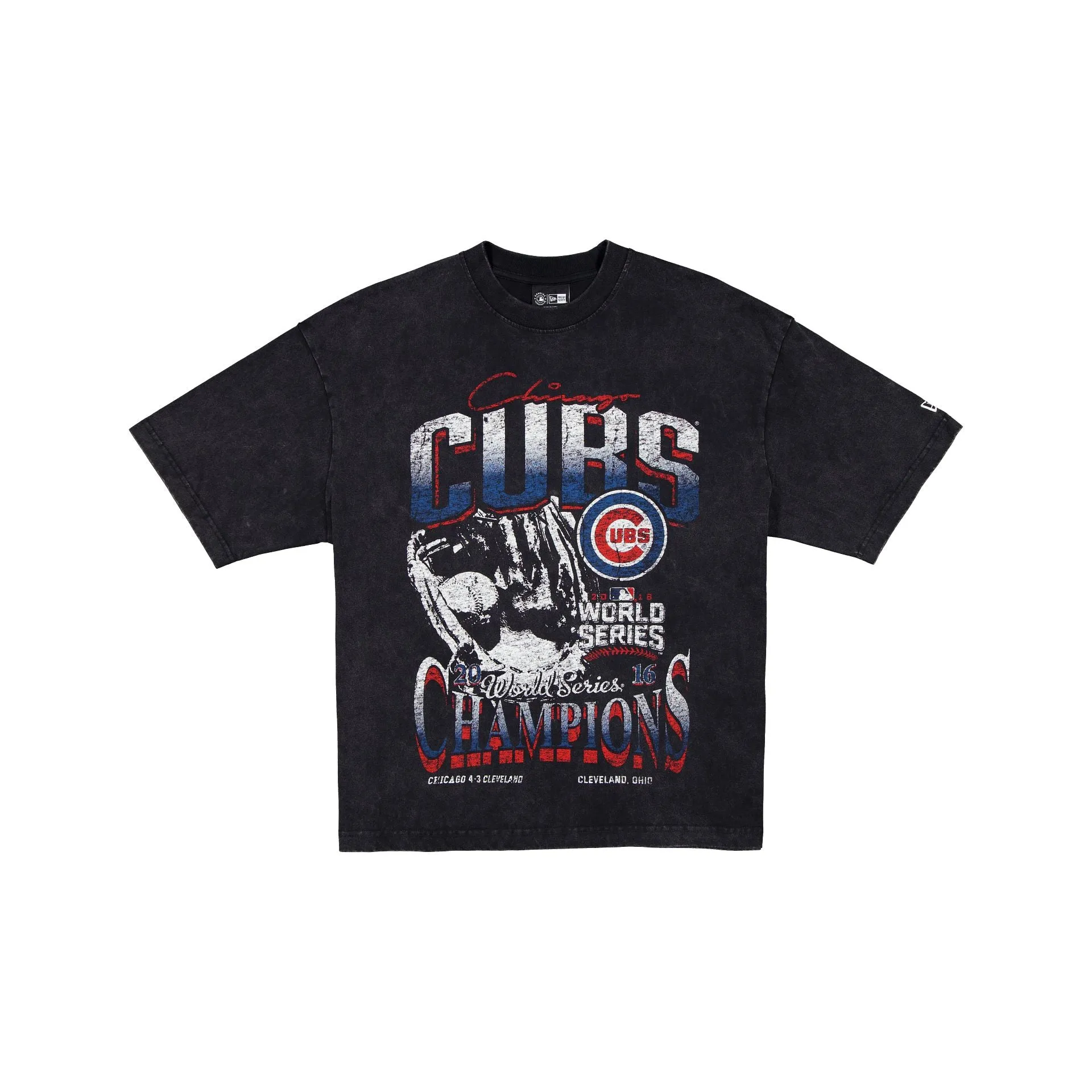 Chicago Cubs 2016 World Series Champions Sport Classics Black T-Shirt sold by New Era