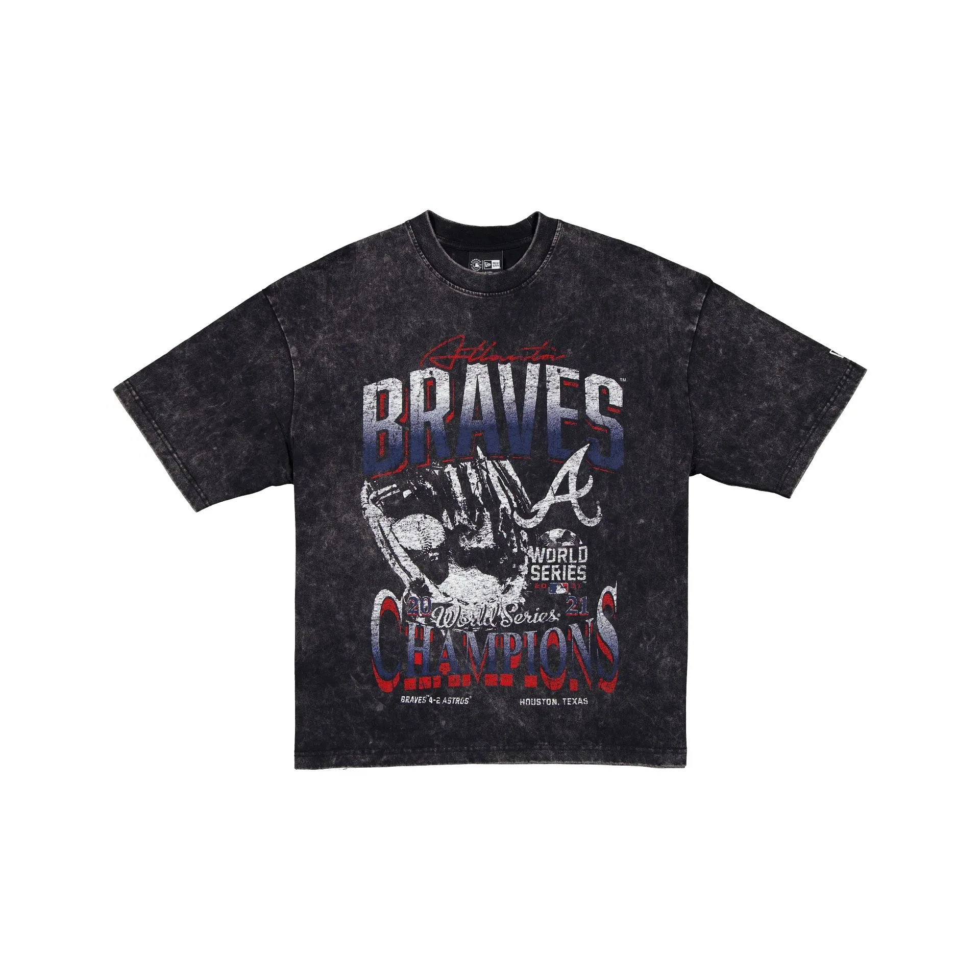 Atlanta Braves 2021 World Series Champions Sport Classics Black T-Shirt sold by New Era