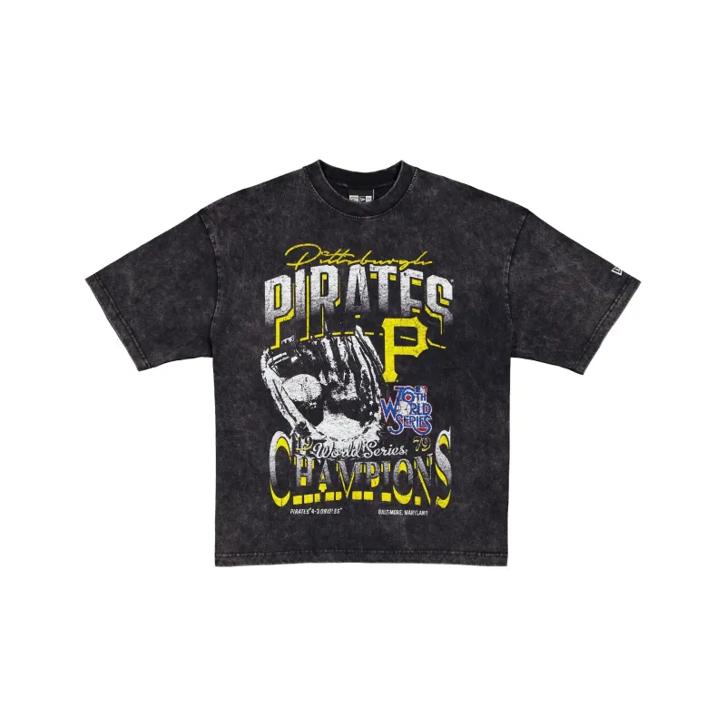 Pittsburgh Pirates 1979 World Series Champions Sport Classics Black T-Shirt sold by New Era