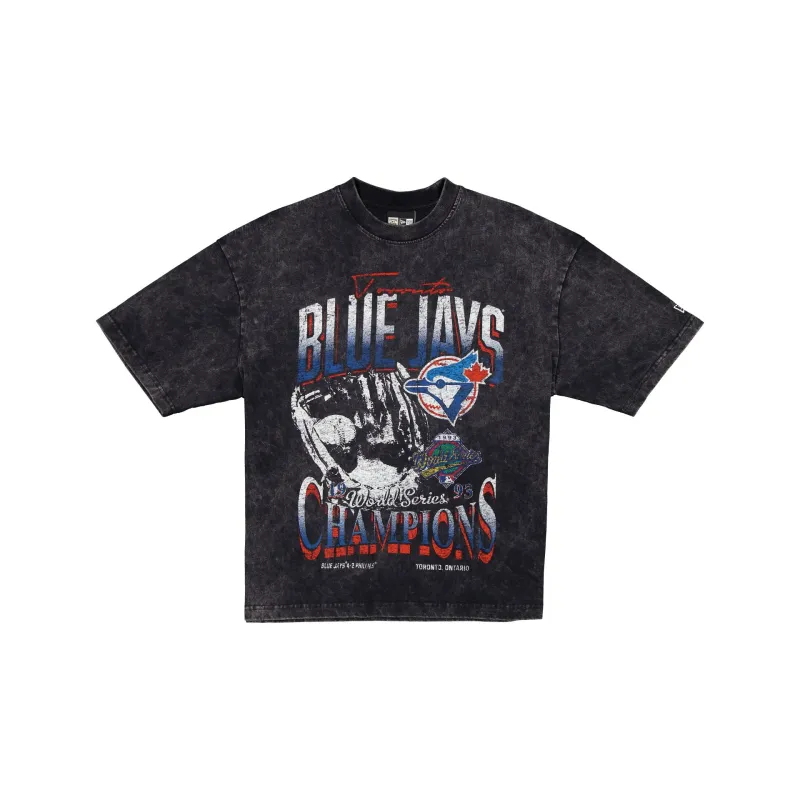 Toronto Blue Jays 1993 World Series Champions Sport Classics Black T-Shirt sold by New Era