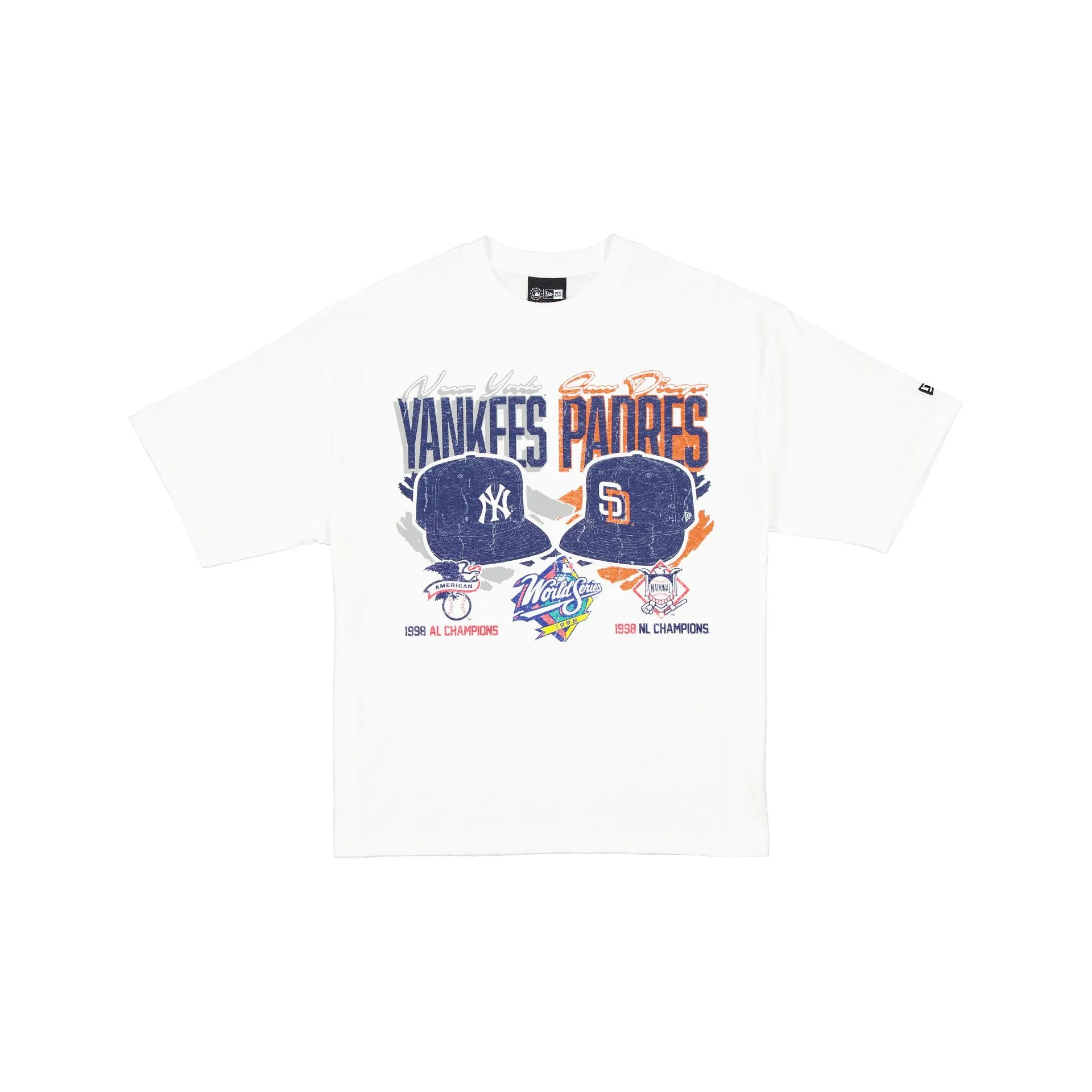 MLB 1998 World Series Sport Classics White T-Shirt sold by New Era