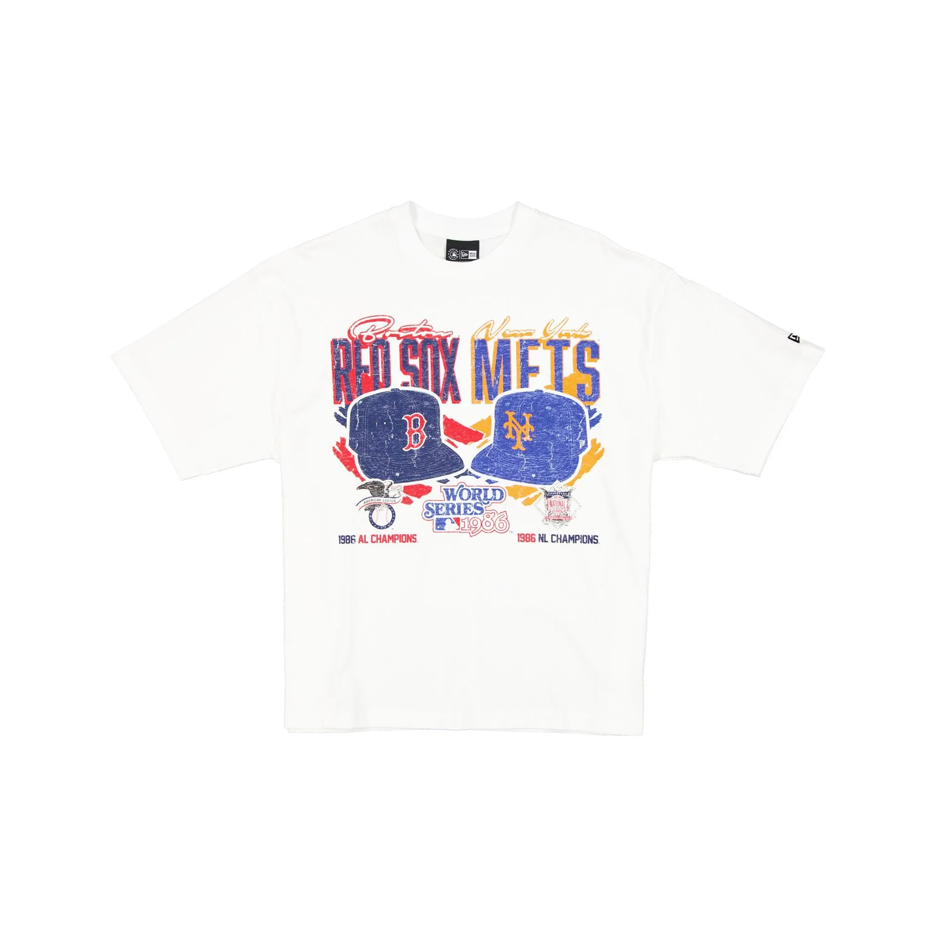 MLB 1986 World Series Sport Classics White T-Shirt sold by New Era