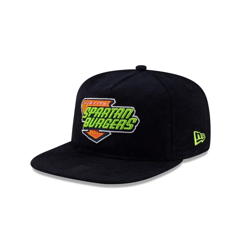 Hub City Spartanburgers Navy Corduroy Golfer Hat sold by New Era