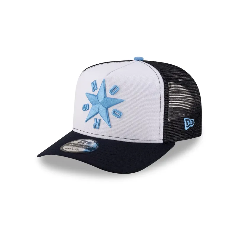 Corpus Cristi Hooks 9FIFTY A-Frame Trucker Hat made by New Era