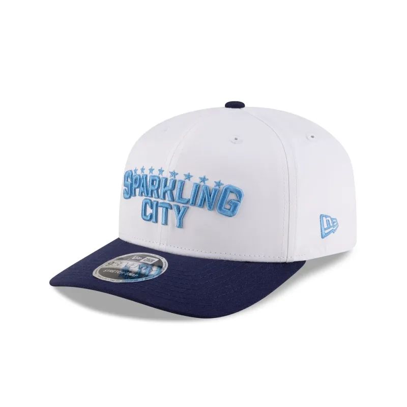 Corpus Cristi Hooks Optic White 9SEVENTY Stretch-Snap Hat sold by New Era